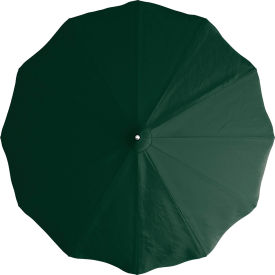 California Umbrella Pagoda 8-1/2' Patio Umbrella White Pole Sunbrella Forest Green SMPT852174CLAS-5446-BND503016