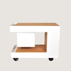 Astella Styles Bar Isle Outdoor Mobile Trolley 39-3/8