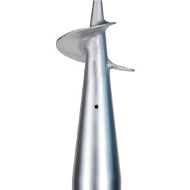California Umbrella Sand Anchor for Center Pole Umbrellas Galvanized Steel 2 lb. Silver TB60
