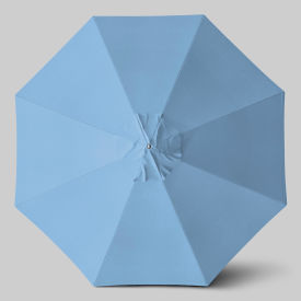 California Umbrella Newport 11' Patio Umbrella Silver Anodized Pole Sunbrella Air Blue AATF118AH002-5410-SWV