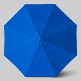 California Umbrella Newport 11' Patio Umbrella Matte White Pole Sunbrella Pacific Blue AATF118AH171-5401-SWV