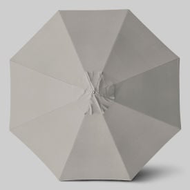California Umbrella Newport 11' Patio Umbrella Black Pole Sunbrella Granite AATF118AH709-5402-SWV