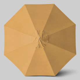 California Umbrella Newport 11' Patio Umbrella Black Pole Sunbrella Wheat AATF118AH709-5414-SWV