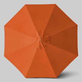 California Umbrella Newport 11' Patio Umbrella Ashwood Simulation Pole Sunbrella Tuscan AATF118AH724-5417-SWV
