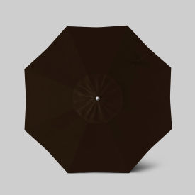 California Umbrella Newport 7.5' Patio Umbrella Teak Simulation Pole Sunbrella Bay Brown AATF758AH112-5432