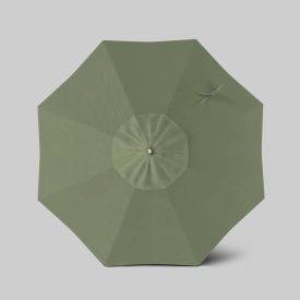 California Umbrella Newport 7.5' Patio Umbrella Ashwood Simulation Pole Sunbrella Spa AATF758AH724-5413