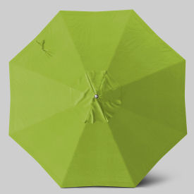 California Umbrella Newport 9' Patio Umbrella Ashwood Simulation Pole Sunbrella Macaw AATF908AH724-5429
