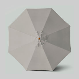 California Umbrella Venture 11' Patio Umbrella Teak Simulation Pole Sunbrella Granite ALTO118112-5402