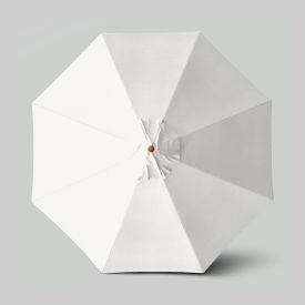 California Umbrella Venture 11' Patio Umbrella Teak Simulation Pole Sunbrella Natural ALTO118112-5404