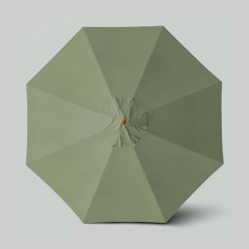 California Umbrella Venture 11' Patio Umbrella Teak Simulation Pole Sunbrella Spa ALTO118112-5413