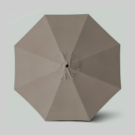 California Umbrella Venture 11' Patio Umbrella Bronze Pole Sunbrella Spectrum Dove ALTO118117-48032