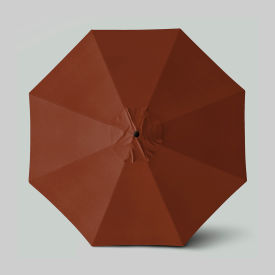 California Umbrella Venture 11' Patio Umbrella Bronze Pole Olefin Terracotta ALTO118117-F69
