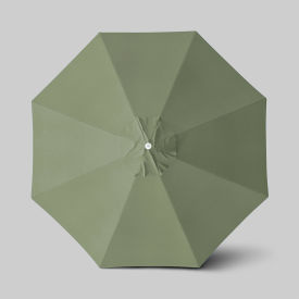 California Umbrella Venture 11' Patio Umbrella Ashwood Simulation Pole Sunbrella Spa ALTO118724-5413