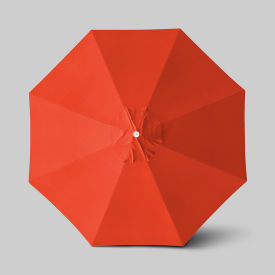 California Umbrella Venture 11' Patio Umbrella Ashwood Simulation Pole Olefin Sunset ALTO118724-F27