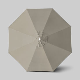 California Umbrella Venture 11' Patio Umbrella Ashwood Simulation Pole Olefin Woven Granite ALTO118724-F77