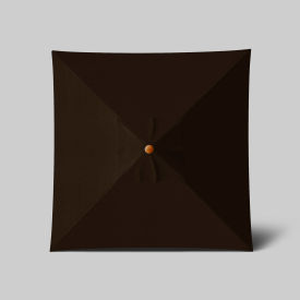 California Umbrella Venture 6' x 6' Patio Umbrella Teak Simulation Pole Sunbrella Bay Brown ALTO604112-5432