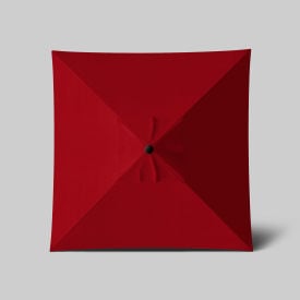 California Umbrella Venture 6' Patio Umbrella Bronze Pole Sunbrella Jockey Red ALTO604117-5403