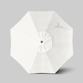 California Umbrella Venture 7.5' Patio Umbrella Teak Simulation Pole Sunbrella Natural ALTO758112-5404