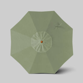 California Umbrella Venture 7.5' Patio Umbrella Teak Simulation Pole Sunbrella Spa ALTO758112-5413