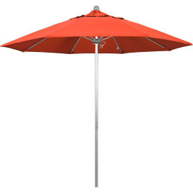 California Umbrella 9' Patio Umbrella Venture Series Silver Pole Olefin Sunset ALTO908002-F27
