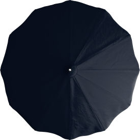 California Umbrella Pagoda 8-1/2' Patio Umbrella White Pole Sunbrella Navy SMPT852174CLAS-5439-BND503016