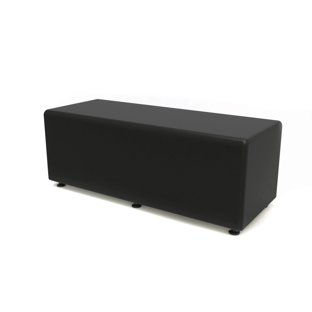 Marco Rectangle Bench, 16inH x 48inW x 19inD, Ebony MPN:LF1201-S04