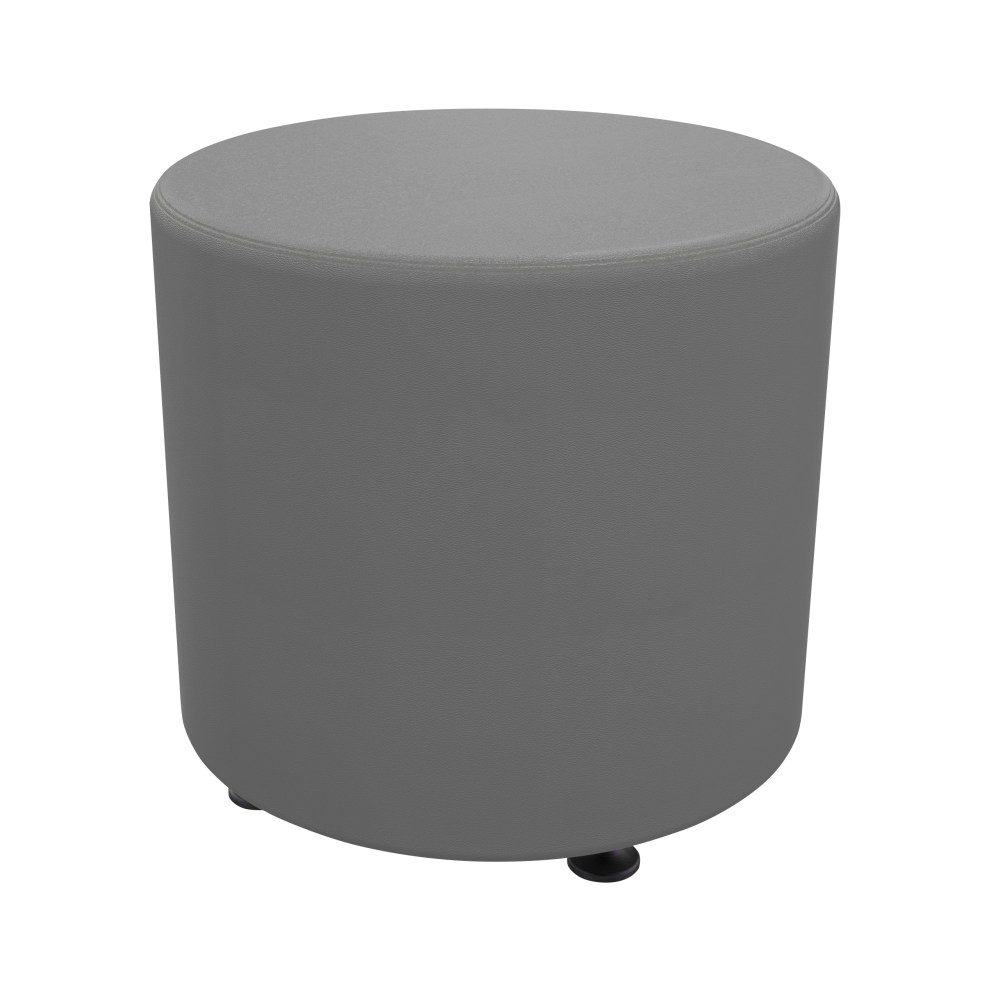 Marco Round Seating Ottoman, 16inH x 19inW x 19inD, Frost MPN:LF1510-S05
