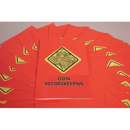 Marcom Training Booklet: OSHA Recordkeeping, Includes One-Page Quiz, English/Spanish, PK15 MPN:B0000180EX