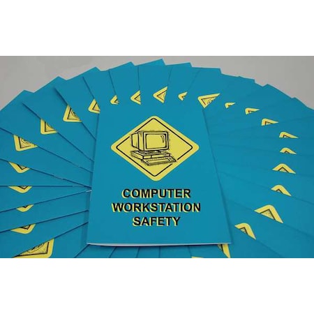 Marcom Training Booklet: Computer Workstation Safety, Includes One-Page Quiz, English, PK15 MPN:B0000210EM