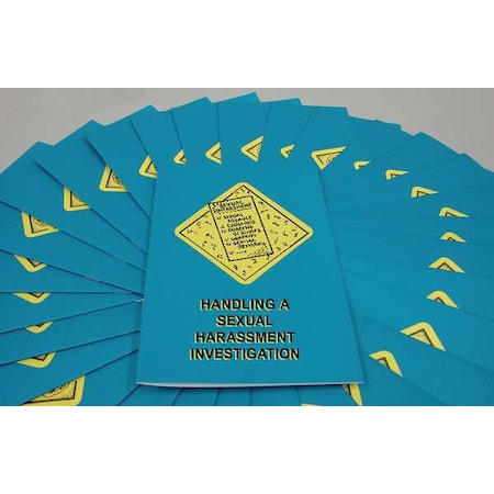Marcom Training Booklet: Handling a Sexual Harassment Investigation, Includes One-Page Quiz, PK15 MPN:B0000490EM