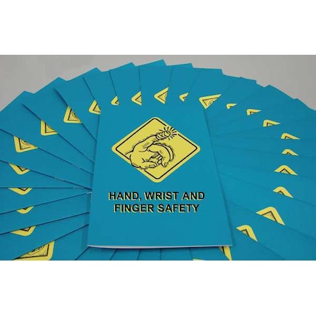 Marcom Training Booklet: Hand, Wrist & Finger Safety, Includes One-Page Quiz, English/Spanish, PK15 MPN:B000HWF0EM