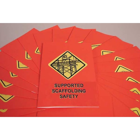 Marcom Training Booklet: Supported Scaffolding Safety, Includes One-Page Quiz, English/Spanish, PK15 MPN:B000SPS0EX