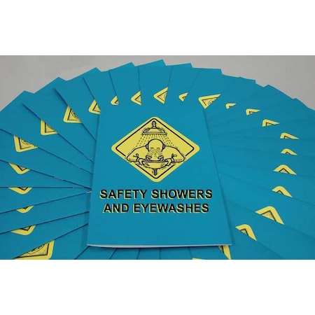 Marcom Training Booklet: Safety Showers and Eye Washes, Includes One-Page Quiz, PK15 MPN:B000SSE0EM