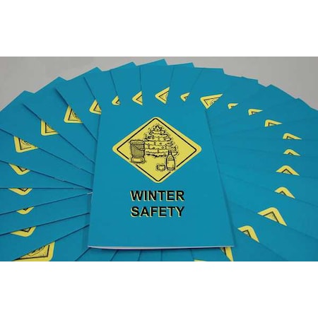 Marcom Training Booklet: Winter Safety, Includes One-Page Quiz, English/Spanish, PK15 MPN:B000WIN0EM