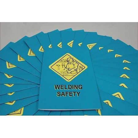 Marcom Training Booklet: Welding Safety, Includes One-Page Quiz, English/Spanish, PK15 MPN:B000WLD0EM