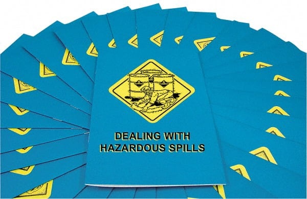 15 Qty 1 Pack Dealing with Hazardous Spills Training Booklet MPN:B0000120EM
