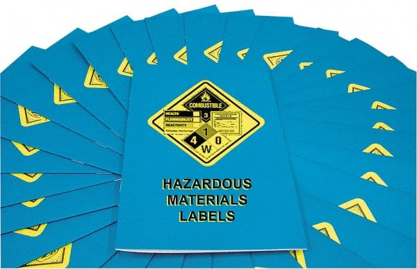 15 Qty 1 Pack Hazardous Materials Labels Training Booklet MPN:B0000130EM