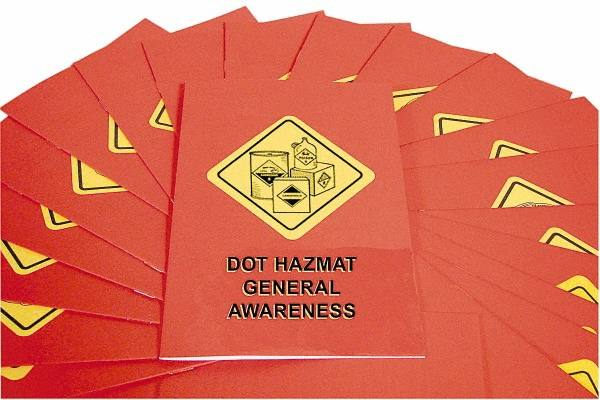 15 Qty 1 Pack DOT HazMat General Awareness Training Booklet MPN:B0000330EX