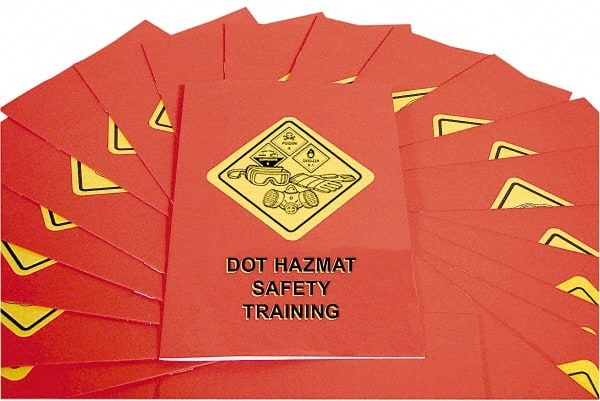 15 Qty 1 Pack DOT HazMat Safety Training Training Booklet MPN:B0000350EX