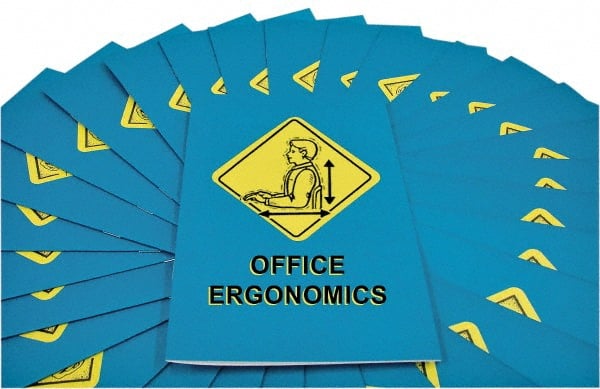 15 Qty 1 Pack Office Ergonomics Training Booklet MPN:B000ERO0EM