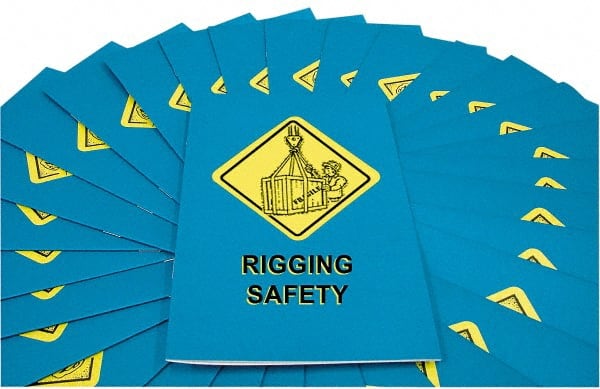 15 Qty 1 Pack Rigging Safety Training Booklet MPN:B000RGG0EM