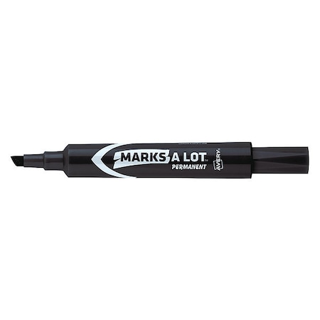 Desk-Style Permanent Marker, Chisel Tip, Black MPN:7170907888