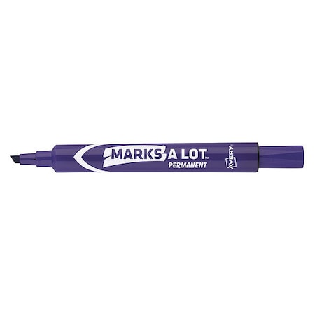 Large Desk-Style Permanent Marker, Chisel Tip, Purple MPN:7170908884