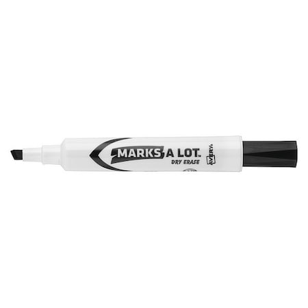 Desk-Style Dry Erase Marker, Chisel Tip, Black MPN:7170924408