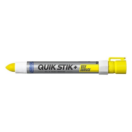 Solid Paint Marker, 6 in L, Yellow, Paint MPN:28881G