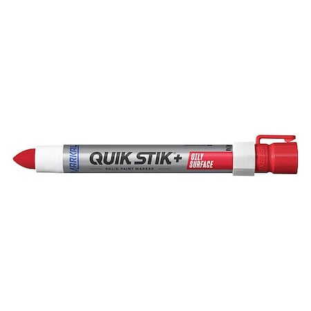 Solid Paint Marker, 6 in L, Red, Paint MPN:28882G
