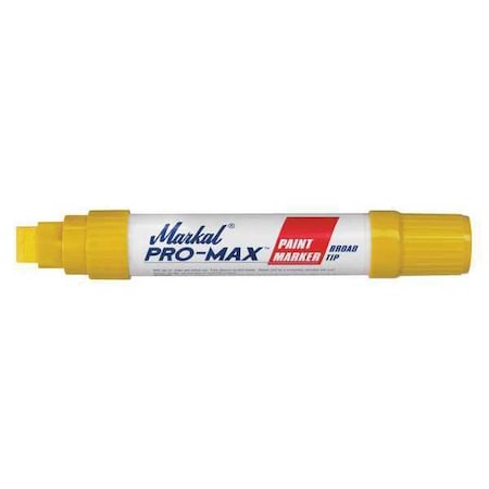 Pro Max Yellow Permanentmarker w/1/2
