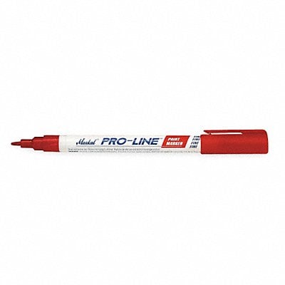 E4354 Paint Marker Permanent Red Fine Tip MPN:96874