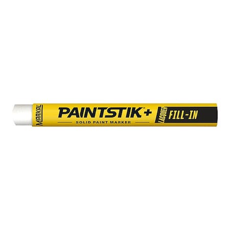 Paint Crayon, Fine Tip, White Color Family MPN:51120