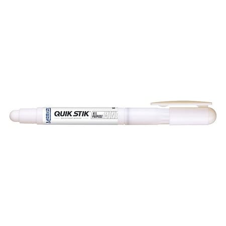 Paint Crayon, Medium Tip, White Color Family MPN:61126